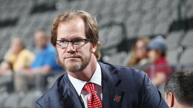 DALLAS, TX - JUNE 22: Chris Pronger of the Flroida Panthers attends the first round of the 2018 NHL Draft at American Airlines Center on June 22, 2018 in Dallas, Texas.