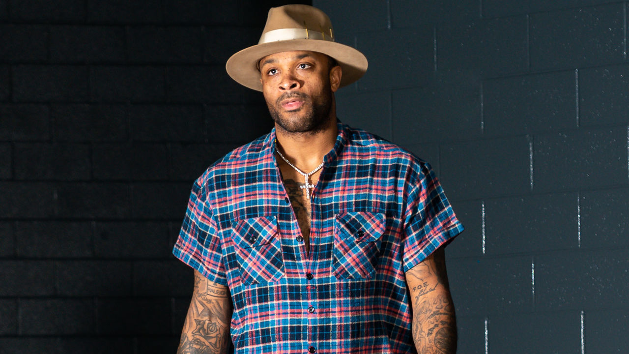 HOUSTON, TX - MARCH 8: P.J. Tucker #17 of the Houston Rockets arrives prior to a game against the Orlando Magic on March 8, 2020 at the Toyota Center in Houston, Texas. Mandatory Copyright Notice: Copyright 2020 NBAE