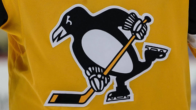 PITTSBURGH, PA - MARCH 07: Pittsburgh Penguins Center Sidney Crosby (87) looks on during the third period in the NHL game between the Pittsburgh Penguins and the Washington Capitals on March 7, 2020, at PPG Paints Arena in Pittsburgh, PA.