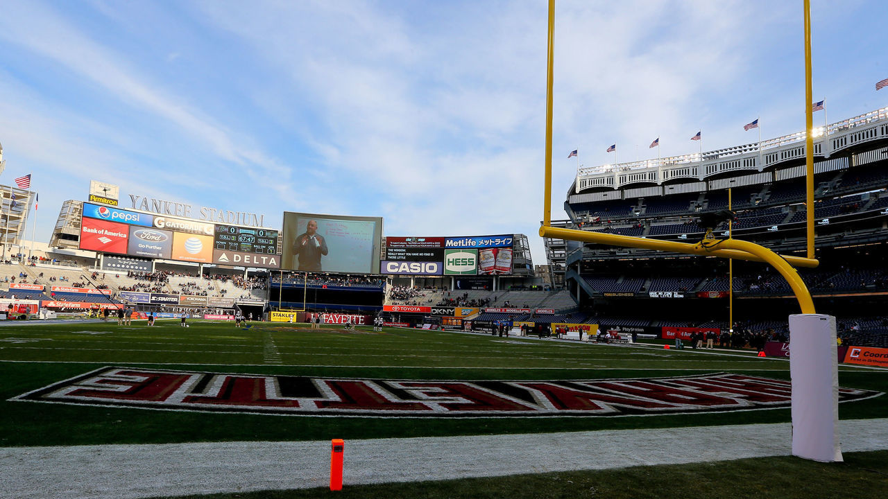 22 NOV 2014: Yankee Stadium prior to the Lehigh Lafayette 150 game between the Lehigh Mountain Hawks and the Lafayette Leopards played at Yankee Stadium in the Bronx NY.