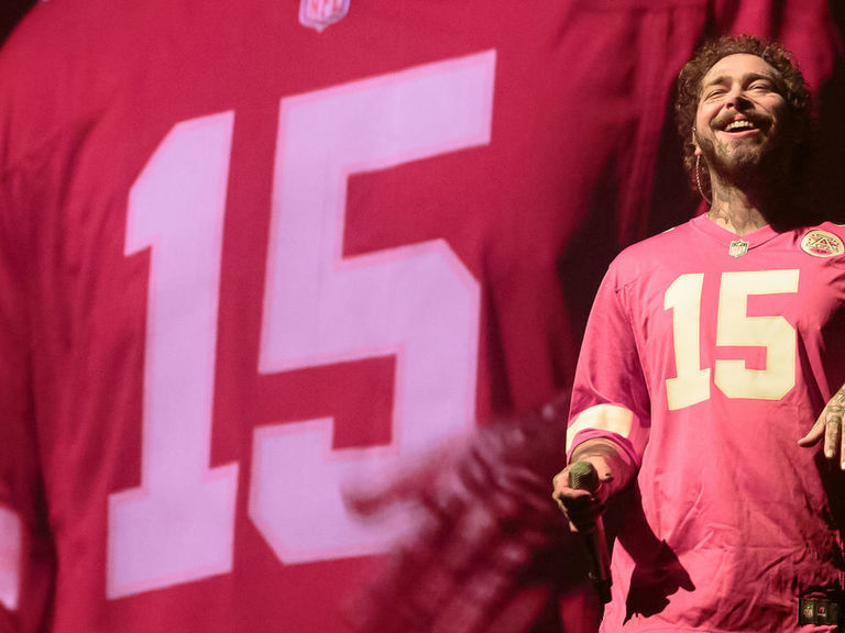 Post Malone got Mahomes' signature tattooed after losing beerpong game