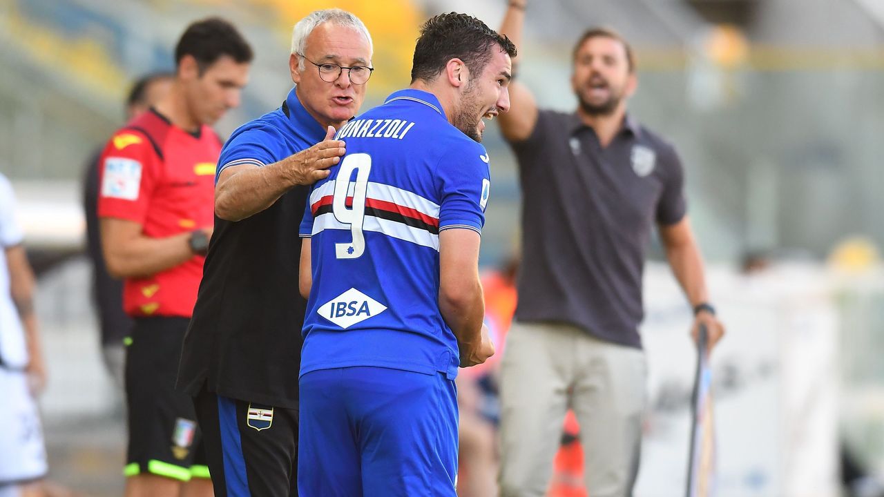 Ranieri; Federico Bonazzoli; Sampdoria Ranieri; Federico Bonazzoli; Sampdoria