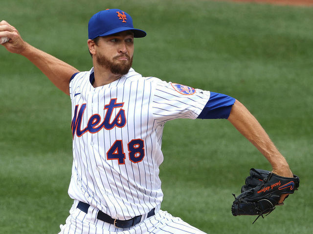 Now pitching for the Atlanta Braves - Jacob deGrom?