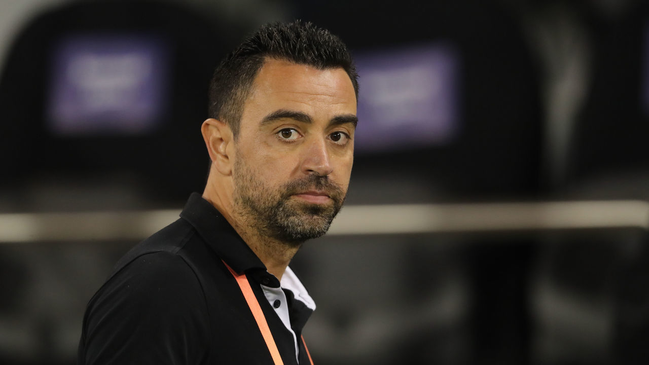 DOHA, QATAR - DECEMBER 11: Xavier Hernandez the head coach / manager of Al-Sadd during the IFA Club World Cup Qatar 2019 first round match between Al-Sadd Sports Club and Hienghene Sport at Jassim Bin Hamad Stadium on December 11, 2019 in Doha, Qatar.