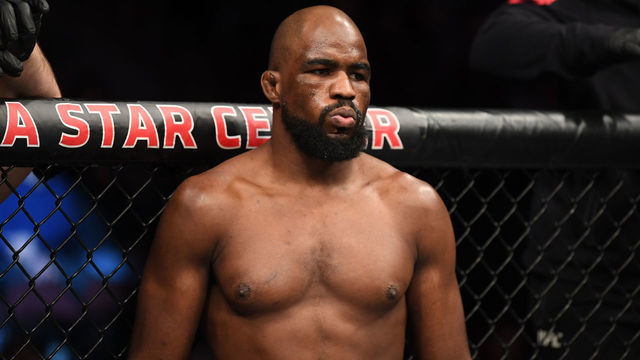 RIO RANCHO, NEW MEXICO - FEBRUARY 15: Corey Anderson stands in his corner prior to his light heavyweight bout against Jan Blachowicz of Poland during the UFC Fight Night event at Santa Ana Star Center on February 15, 2020 in Rio Rancho, New Mexico.