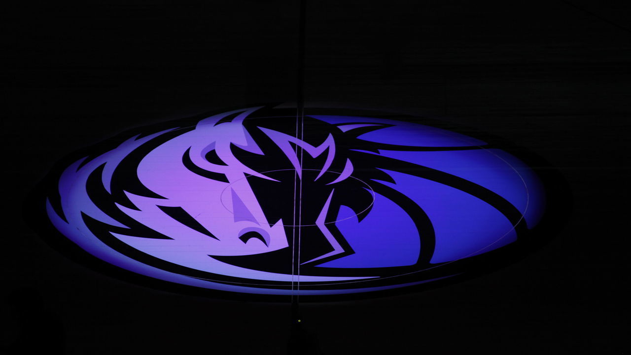 DALLAS, TX - NOVEMBER 3: A shot of the Dallas Mavericks logo at center court before the game against the Charlotte Bobcats on November 3, 2012 at the American Airlines Center in Dallas, Texas. Mandatory Copyright Notice: Copyright 2012 NBAE