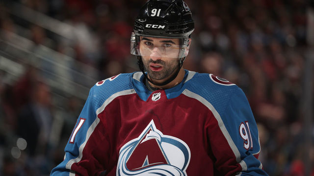 DENVER, COLORADO - JANUARY 20: Nazem Kadri #91 of the Colorado Avalanche skates against the Detroit Red Wings at Pepsi Center on January 20, 2020 in Denver, Colorado.