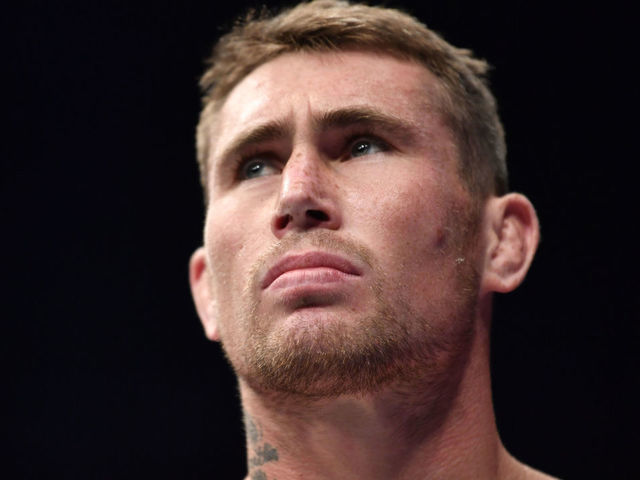 ABU DHABI, UNITED ARAB EMIRATES - JULY 26: Darren Till of England prepares to fight Robert Whittaker of New Zealand in their middleweight fight during the UFC Fight Night event inside Flash Forum on UFC Fight Island on July 26, 2020 in Yas Island, Abu Dhabi, United Arab Emirates.