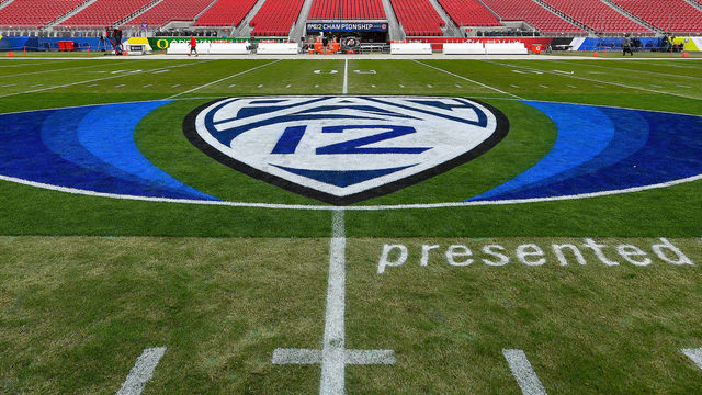 SANTA CLARA, CALIFORNIA - DECEMBER 06: A general interior view of Levi's Stadium during the Pac-12 Championship football game between the Oregon Ducks and the Utah Utes at Levi's Stadium on December 6, 2019 in Santa Clara, California. The Oregon Ducks won 37-15. (Alika Jenner/Getty Images)