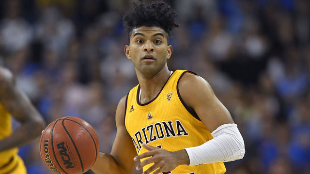 LOS ANGELES, CA - FEBRUARY 27: Remy Martin #1 of the Arizona State Sun Devils while playing the UCLA Bruins at Pauley Pavilion on February 27, 2020 in Los Angeles, California.