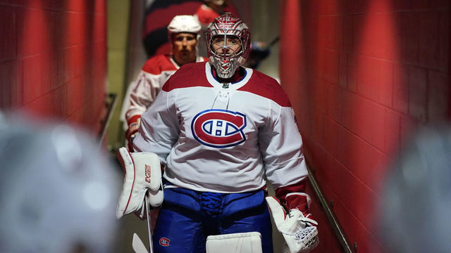 TORONTO, ONTARIO - AUGUST 03: Goaltender Carey Price #31 of the Montreal Canadiens leads his team down the hall to the ice before playing in Game Two of the Eastern Conference Qualification Round against the Pittsburgh Penguins at Scotiabank Arena on August 03, 2020 in Toronto, Ontario.