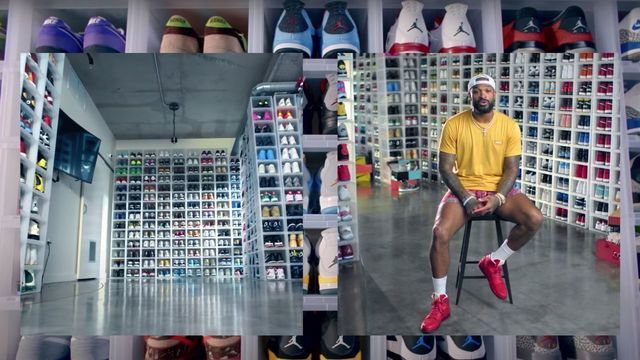 Watch: P.J. Tucker unveils his sneaker loft