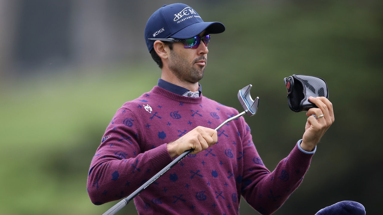 SAN FRANCISCO, CALIFORNIA - AUGUST 04: Cameron Tringale of the United States looks on during a practice round prior to the 2020 PGA Championship at TPC Harding Park on August 04, 2020 in San Francisco, California.