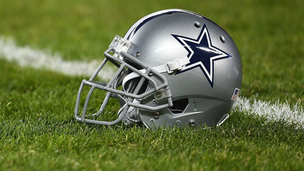 CHICAGO, ILLINOIS - DECEMBER 05: A detailed view of a Dallas Cowboys helmet prior to a game against the Chicago Bears at Soldier Field on December 05, 2019 in Chicago, Illinois. The Bears defeated the Cowboys 31-24.