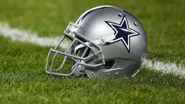 CHICAGO, ILLINOIS - DECEMBER 05: A detailed view of a Dallas Cowboys helmet prior to a game against the Chicago Bears at Soldier Field on December 05, 2019 in Chicago, Illinois. The Bears defeated the Cowboys 31-24.