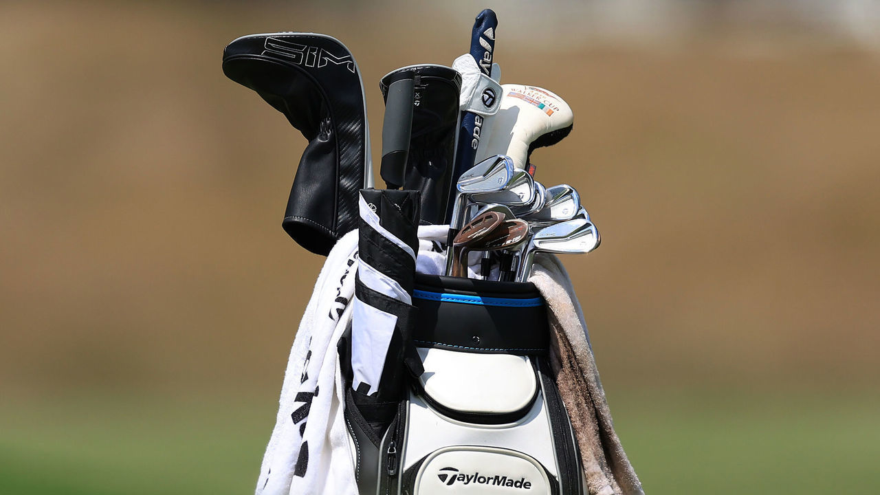 MEMPHIS, TENNESSEE - AUGUST 02: A detail of Robert MacIntyre of Scotland irons in his bag during the final round of the World Golf Championship-FedEx St Jude Invitational at TPC Southwind on August 02, 2020 in Memphis, Tennessee.