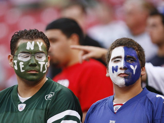 The difference between Giants and Jets fans