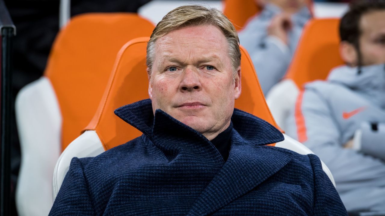 Holland coach Ronald Koeman during the UEFA EURO 2020 qualifier group C qualifying match between The Netherlands and Estonia at the Johan Cruijff Arena on November 19, 2019 in Amsterdam, The Netherlands