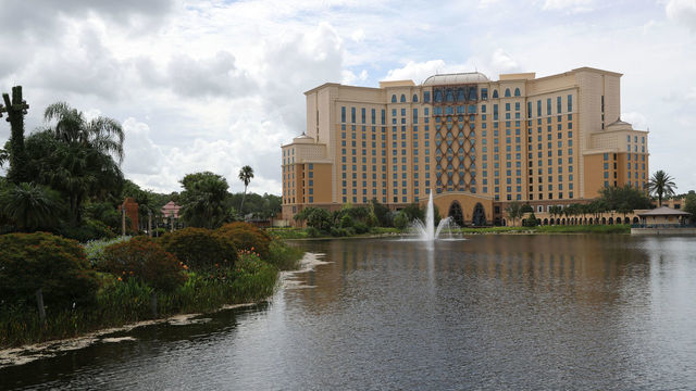 ORLANDO, FL - JULY 1: A general overall exterior view of the Gran Destino Tower at Disney's Coronado Springs Resort as part of the NBA Restart 2020 on July 1, 2020 in Orlando, Florida. NOTE TO USER: User expressly acknowledges and agrees that, by downloading and/or using this photograph, user is consenting to the terms and conditions of the Getty Images License Agreement. Mandatory Copyright Notice: Copyright 2020 NBAE