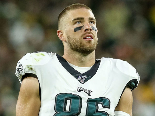 Zach Ertz to miss 'four to six weeks' for Philadelphia Eagles with high  ankle sprain, NFL News