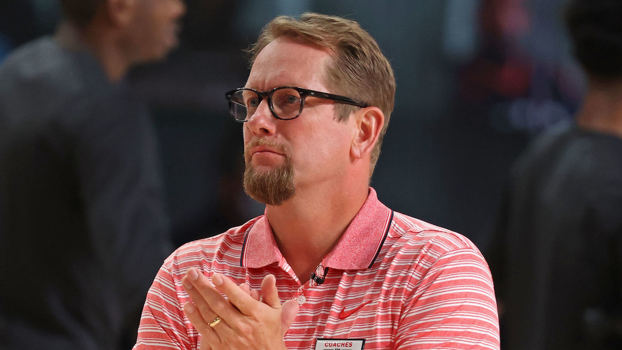 ORLANDO, FL - AUGUST 17: Nick Nurse of the Toronto Raptors reacts during Round One, Game One of the NBA Playoffs on August 17, 2020 at AdventHealth Arena at ESPN Wide World of Sports in Orlando, Florida. NOTE TO USER: User expressly acknowledges and agrees that, by downloading and/or using this Photograph, user is consenting to the terms and conditions of the Getty Images License Agreement. Mandatory Copyright Notice: Copyright 2020 NBAE