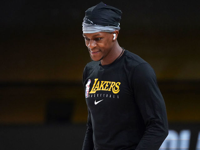 Lakers' Rondo late scratch for Game 3 with back spasms | theScore.com