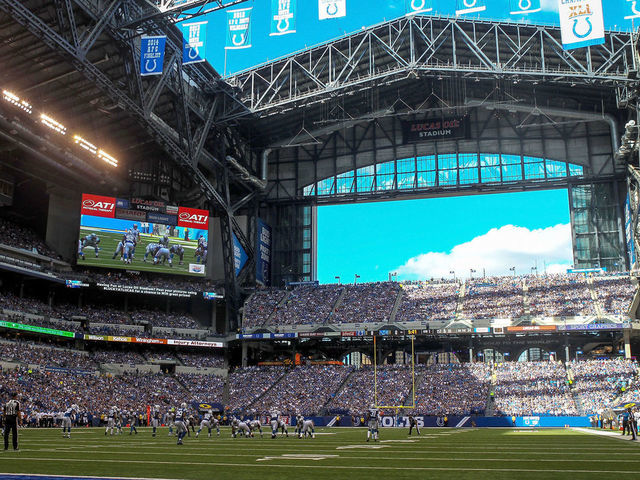 INDIANAPOLIS, IN - SEPTEMBER 11: The Detroit Lions play the Indianapolis Colts at Lucas Oil Stadium on September 11, 2016 in Indianapolis, Indiana. *** Local Caption ***