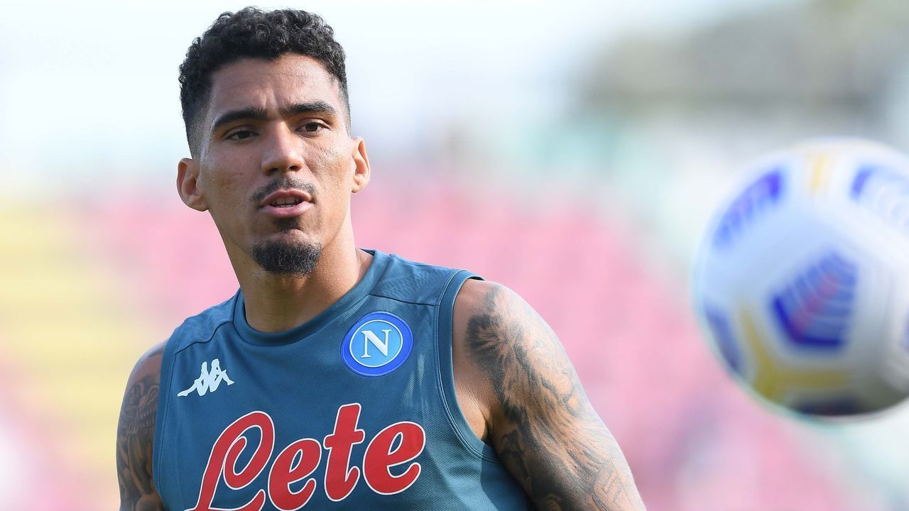 CASTEL DI SANGRO, ITALY - AUGUST 26: Marques Allan of Napoli during SSC Napoli Training Camp on August 26, 2020 in Castel di Sangro, Italy.