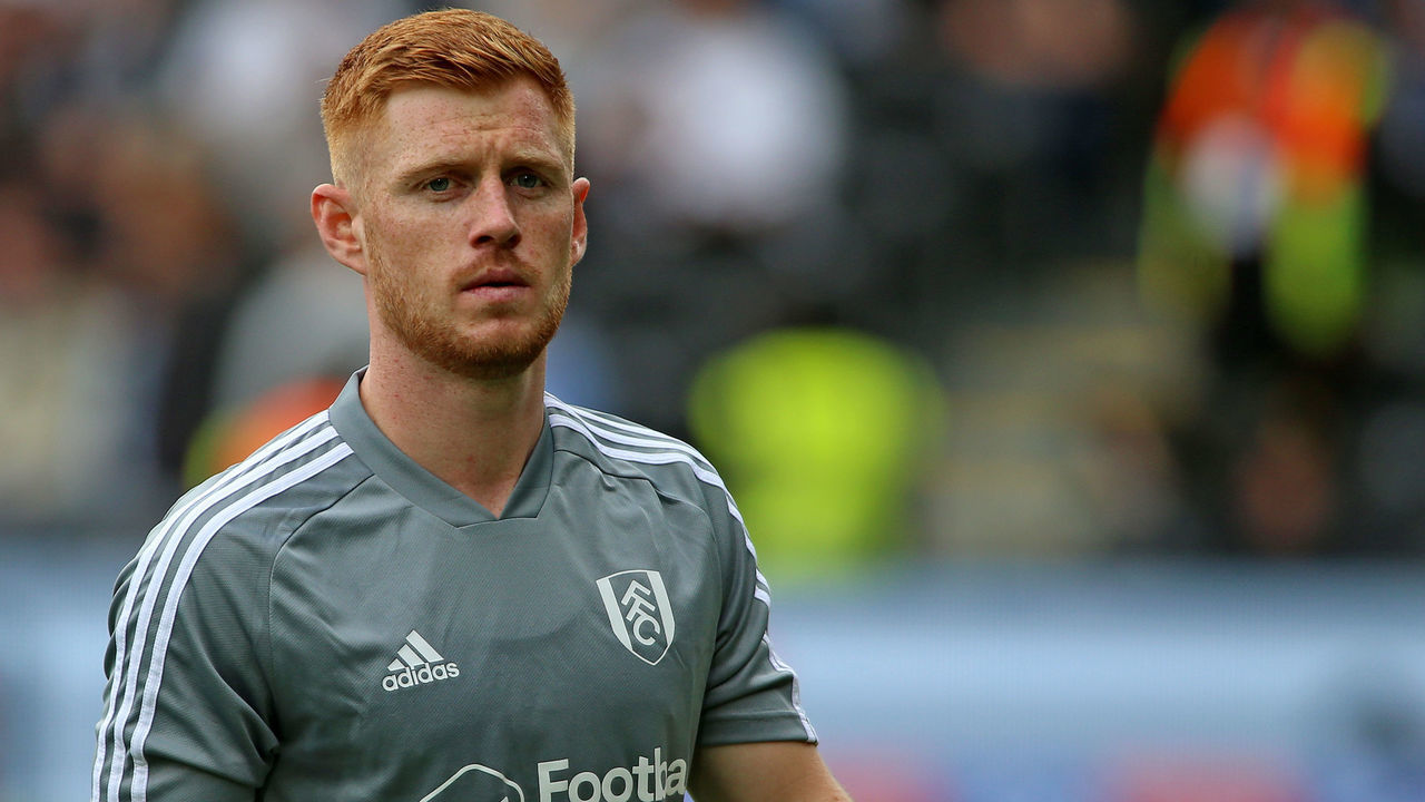 LONDON, ENGLAND - AUGUST 10: Fulham's Harrison Reed during the pre-match warm-up during the Sky Bet Championship match between Fulham and Blackburn Rovers at Craven Cottage on August 10, 2019 in London, England.