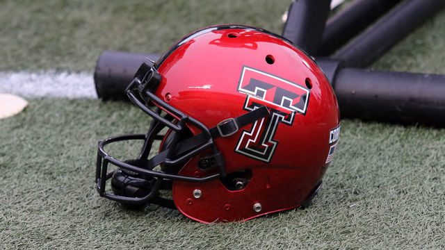 BIRMINGHAM, AL - DECEMBER 23: A Texas Tech helmet at the Birmingham Bowl between the Texas Tech Red Raiders and the South Florida Bulls. South Florida defeated Texas Tech by the score of 38-34 at Legion Field in Birmingham, Alabama.