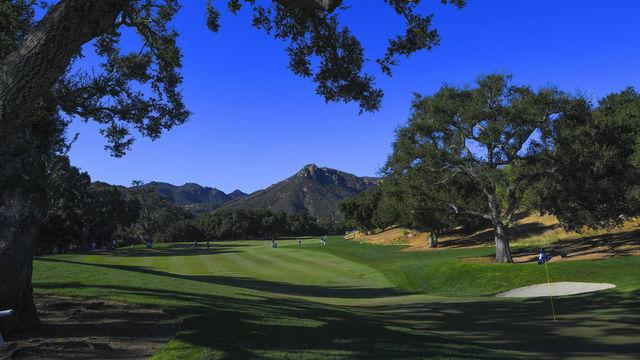 THOUSAND OAKS, CA - NOVEMBER 01: A course scenic view of the second hole during the first round of the PGA TOUR Champions Invesco QQQ Championship at Sherwood Country Club on November 1, 2019 in Thousand Oaks, California.