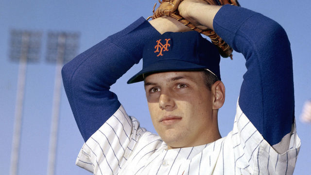 UNDATED: Tom Seaver #41 of the New York Mets poses for a portrait circa 1970.