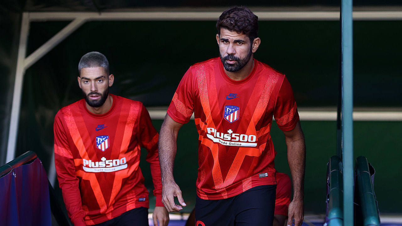 LISBON, PORTUGAL - AUGUST 13: Diego Costa of Atletico de Madrid walks out of the tunnel for the warm up prior to the UEFA Champions League Quarter Final match between RB Leipzig and Club Atletico de Madrid at Estadio Jose Alvalade on August 13, 2020 in Lisbon, Portugal.