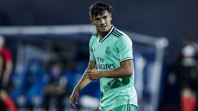 MADRID, SPAIN - JULY 19: Brahim Diaz of Real Madrid during the La Liga Santander match between Leganes v Real Madrid at the Estadio Municipal de Butarque on July 19, 2020 in Madrid Spain