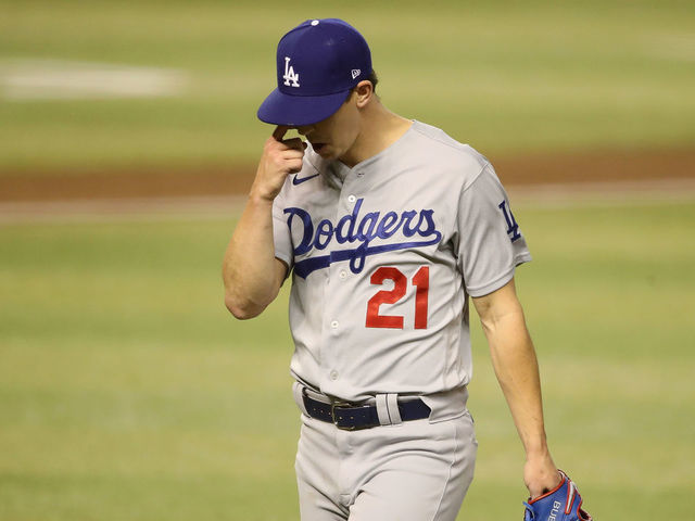 Download Los Angeles Dodgers Walker Buehler Wallpaper