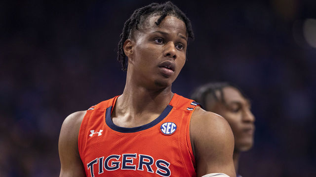 LEXINGTON, KY - FEBRUARY 29: Isaac Okoro #23 of the Auburn Tigers is seen during the game against the Kentucky Wildcats at Rupp Arena on February 29, 2020 in Lexington, Kentucky.