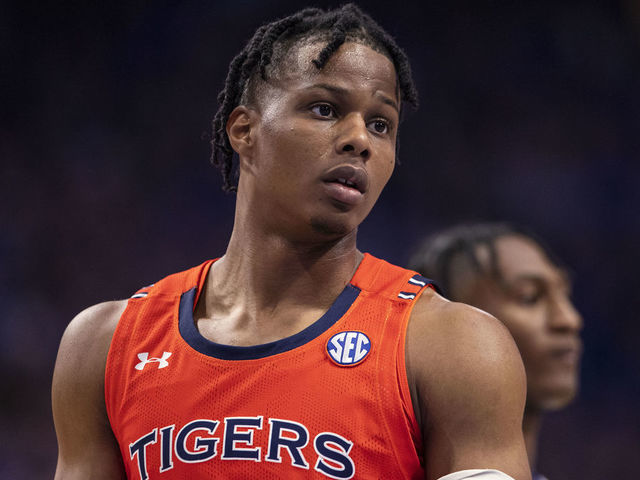 LEXINGTON, KY - FEBRUARY 29: Isaac Okoro #23 of the Auburn Tigers is seen during the game against the Kentucky Wildcats at Rupp Arena on February 29, 2020 in Lexington, Kentucky.