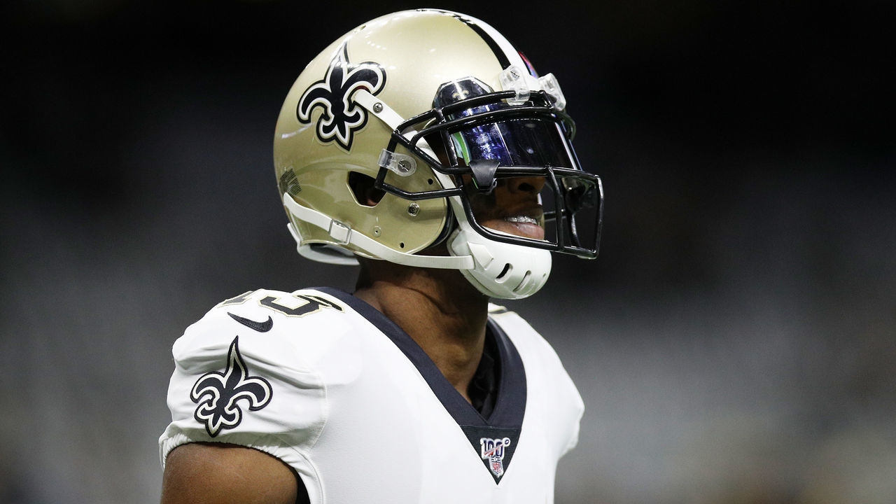 NEW ORLEANS, LOUISIANA - JANUARY 05: Michael Thomas #13 of the New Orleans Saints looks on before the NFC Wild Card Playoff game against the Minnesota Vikings at Mercedes Benz Superdome on January 05, 2020 in New Orleans, Louisiana.