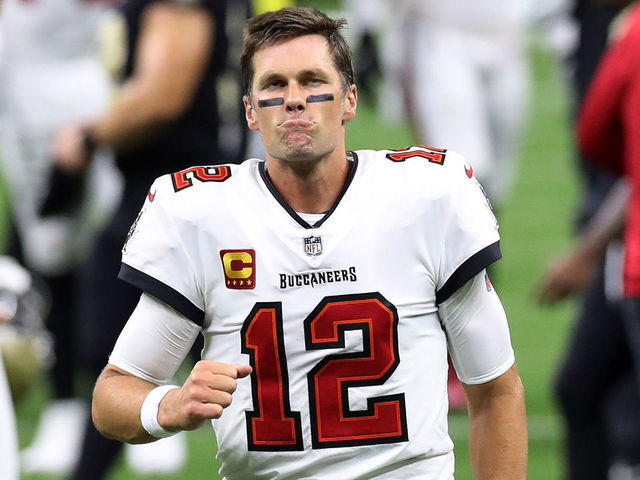 NEW ORLEANS, LOUISIANA - SEPTEMBER 13: Tom Brady #12 of the Tampa Bay Buccaneers makes a face as he leaves the field following a loss against the New Orleans Saints at the Mercedes-Benz Superdome on September 13, 2020 in New Orleans, Louisiana.