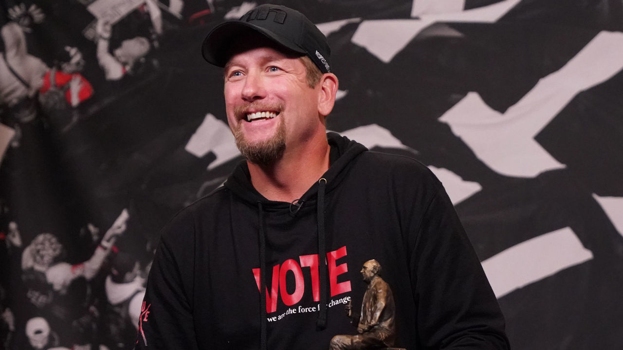 ORLANDO, FL - AUGUST 22: Nick Nurse of the Toronto Raptors as he wins the 2019-20 NBA Coach of the Year Award on August 22, 2020 at the hotel in Orlando, Florida. NOTE TO USER: User expressly acknowledges and agrees that, by downloading and/or using this photograph, user is consenting to the terms and conditions of the Getty Images License Agreement. Mandatory Copyright Notice: Copyright 2020 NBAE