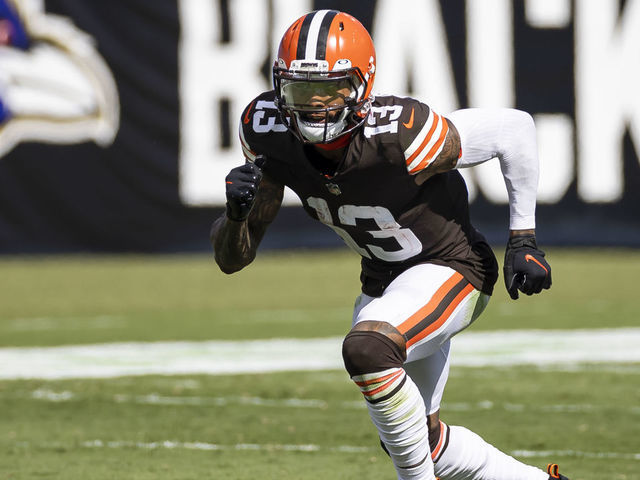 Odell Beckham Jr of the Baltimore Ravens against the Cincinnati News  Photo - Getty Images