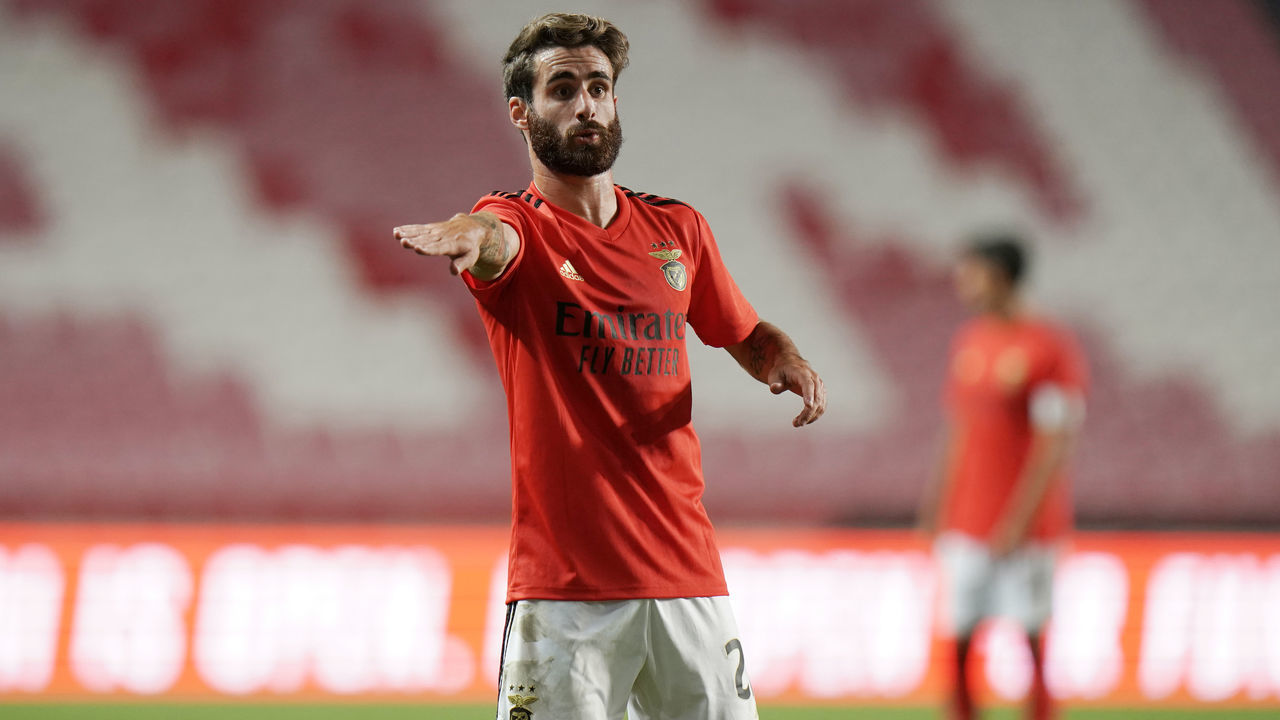 LISBON, PORTUGAL - SEPTEMBER 5: Rafa Silva of SL Benfica in action during the Pre Season Friendly match between SL Benfica and Rennes FC at Estadio da Luz on September 5, 2020 in Lisbon, Portugal.