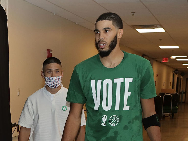 NBA players to wear 'VOTE' warmup shirts ahead of November election