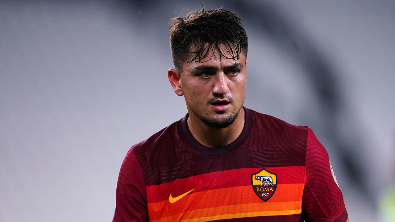 ALLIANZ STADIUM, TORINO, ITALY - 2020/08/01: Cengiz Under of As Roma during the Serie A match between Juventus Fc and As Roma. As Roma wins 3-1 over Juventus Fc.