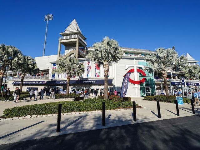 FORT MYERS, FL- FEBRUARY 29: A general view of the exterior of Hammond Stadium prior to a spring training game between the Minnesota Twins and Pittsburgh Pirates on February 29, 2020 at the Hammond Stadium in Fort Myers, Florida.