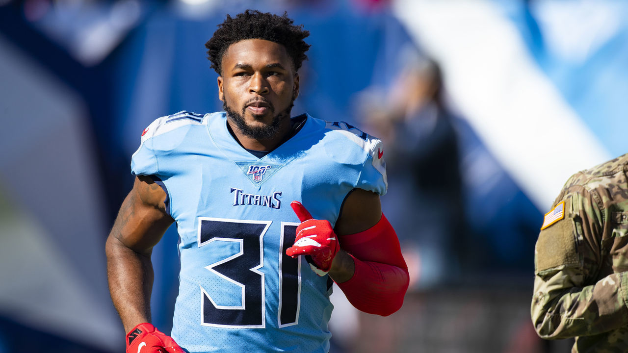NASHVILLE, TN - NOVEMBER 10: Kevin Byard #31 of the Tennessee Titans enters the field before the game against the Kansas City Chiefs at Nissan Stadium on November 10, 2019 in Nashville, Tennessee. Tennessee defeats Kansas City 35-32.