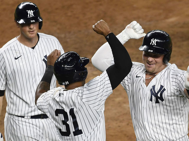 Blue Jays lose third straight as Yankees tie record with five-HR inning