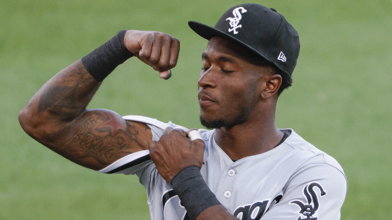 CINCINNATI, OH - SEPTEMBER 19: Tim Anderson #7 of the Chicago White Sox is seen before the game against the Cincinnati Reds at Great American Ball Park on September 19, 2020 in Cincinnati, Ohio.