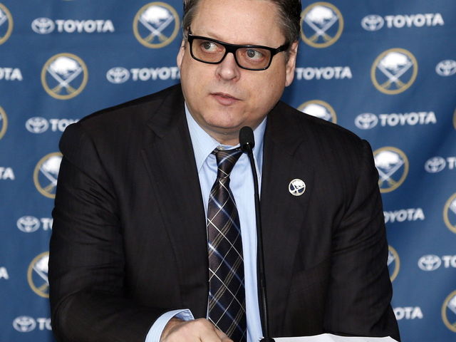 Report: Sabres' GM Murray insists he has not taken calls about his goaltenders