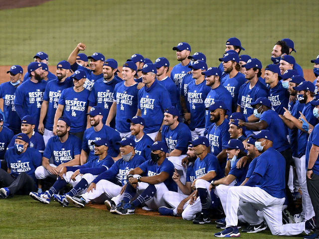 Los Angeles Dodgers clinch NL West division title for 8th